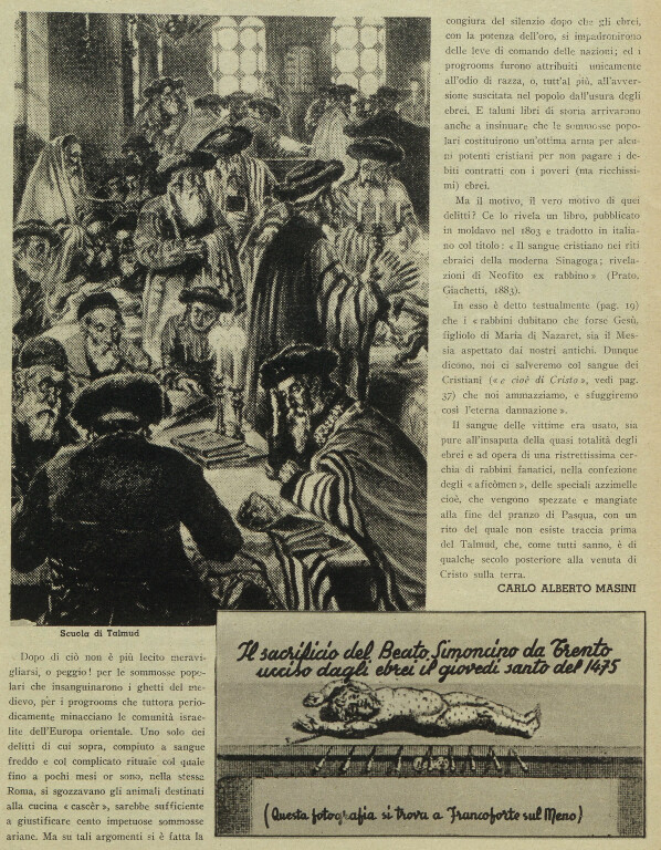 immagine di «La difesa della razza», II, n. 22, 20 settembre 1939