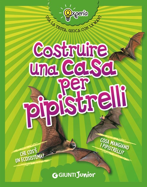 copertina di Costruire una casa per pipistrelli
Beniamino Sidoti, Giunti Junior, 2014 
dai 9/10 anni