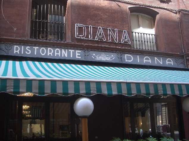 Il ristorante Diana 