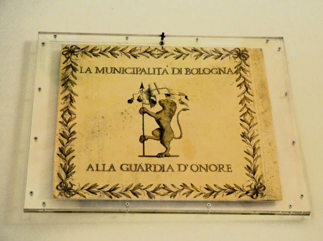 Stendardo della Guardia d'onore offerto a Napoleone I dalla Municipalità di Bologna