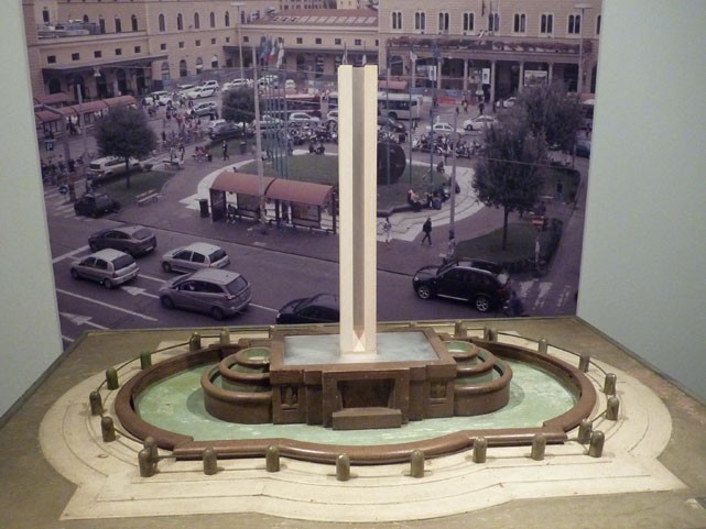 Modello della Fontana dei Caduti della Direttissima - G.U. Arata - Fonte: Mostra Giulio Ulisse Arata - Bologna 2012