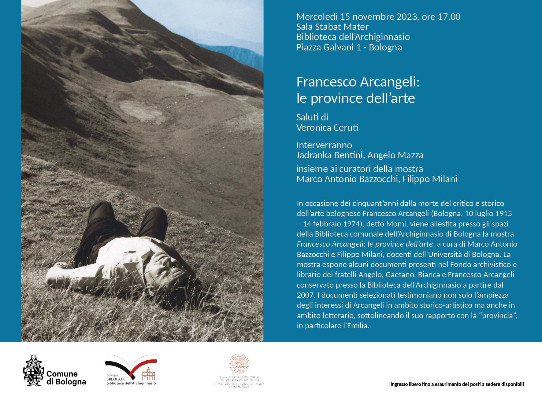 copertina di Inaugurazione Francesco Arcangeli: le province dell’arte