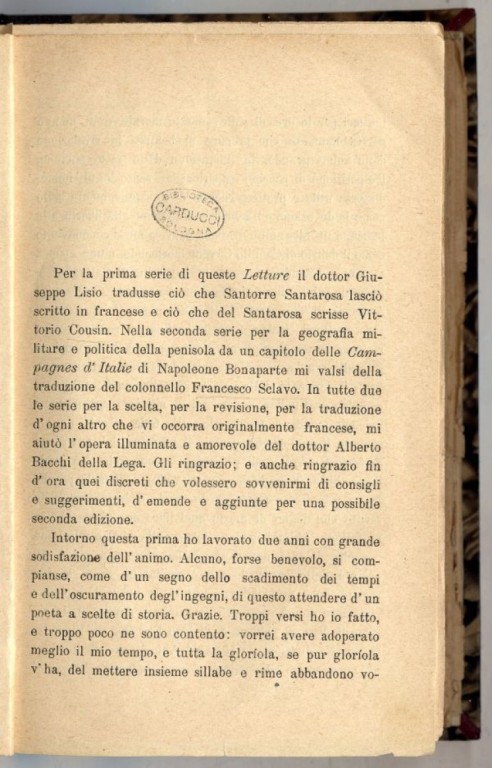 immagine di Introduzione al secondo volume delle Letture del Risorgimento italiano, 1896