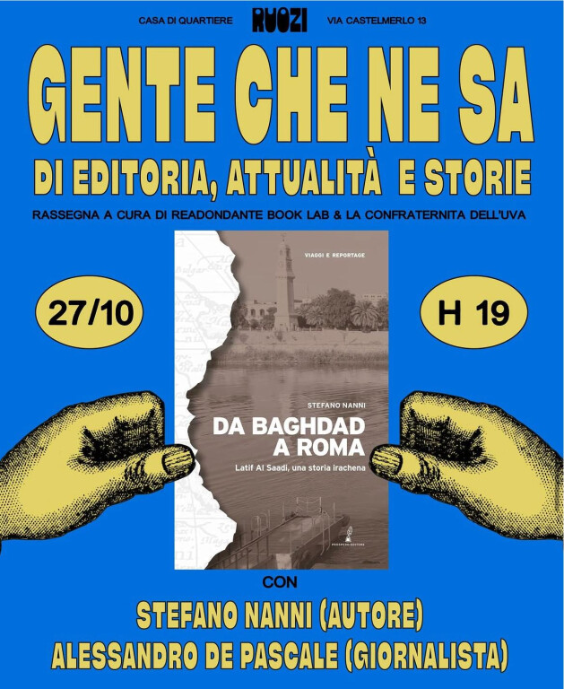 copertina di Da Baghdad a Roma