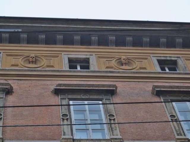 Palazzo Cavazza - facciata - particolare