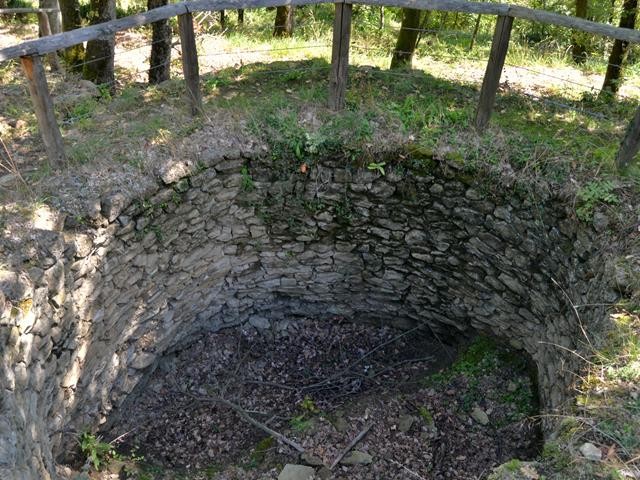 Monte Bibele - Cisterna per la raccolta delle acque - particolare