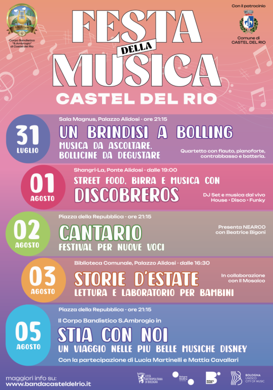 copertina di Festa della Musica - 47a Edizione
