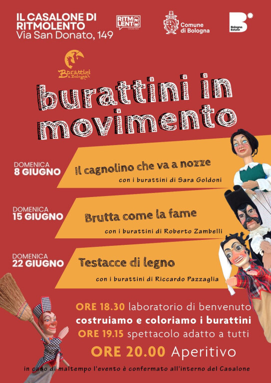 cover of Burattini in movimento