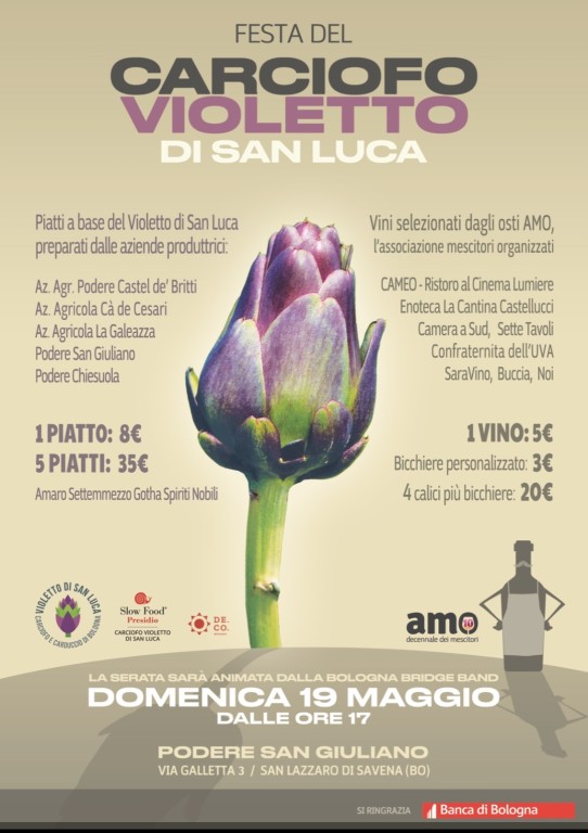 copertina di Festa del Carciofo Violetto di San Luca