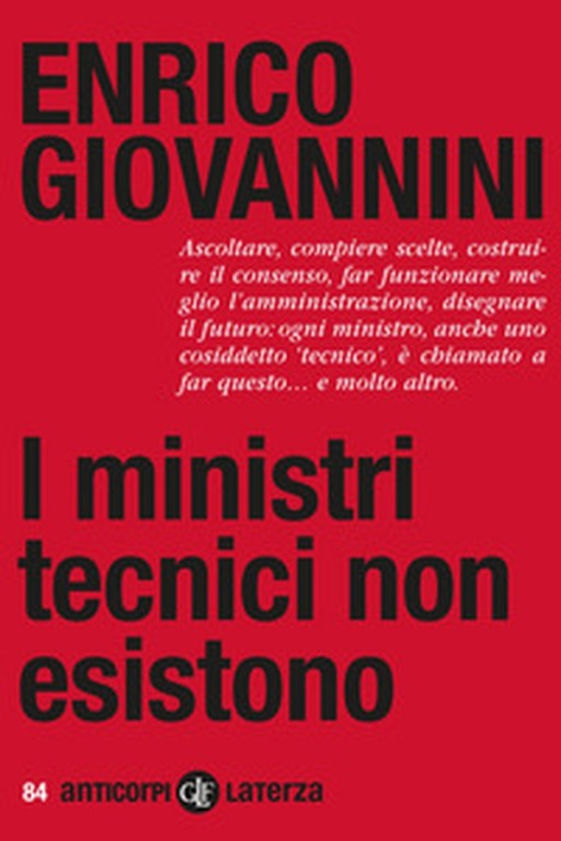 copertina di I ministri tecnici non esistono