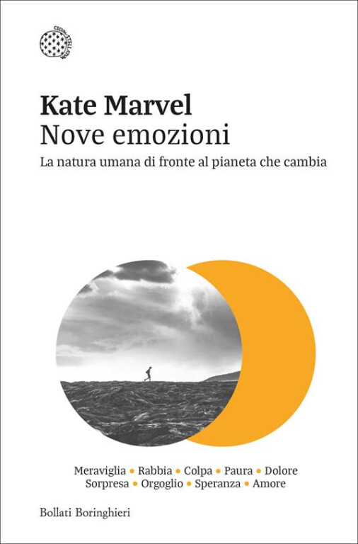 copertina di Nove emozioni : la natura umana di fronte al pianeta che cambia