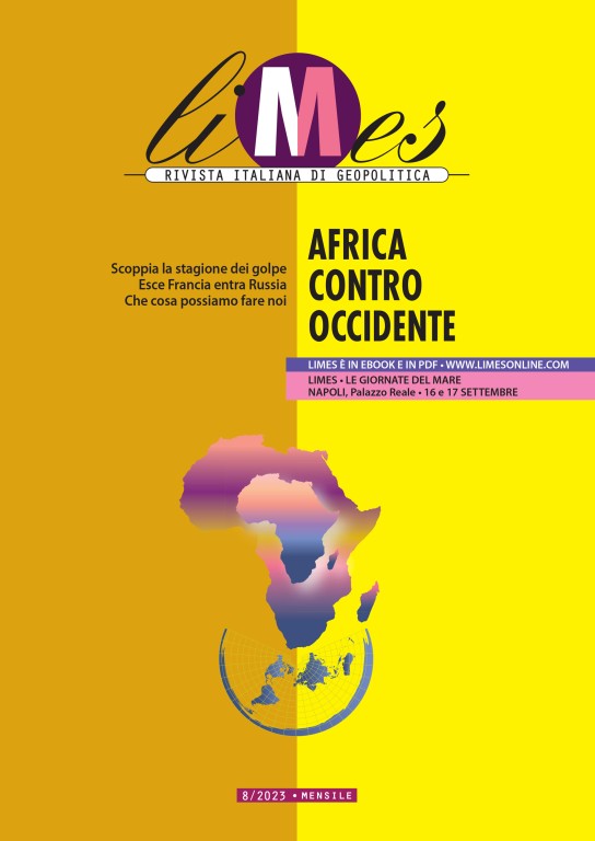 copertina di Limes - Africa contro Occidente