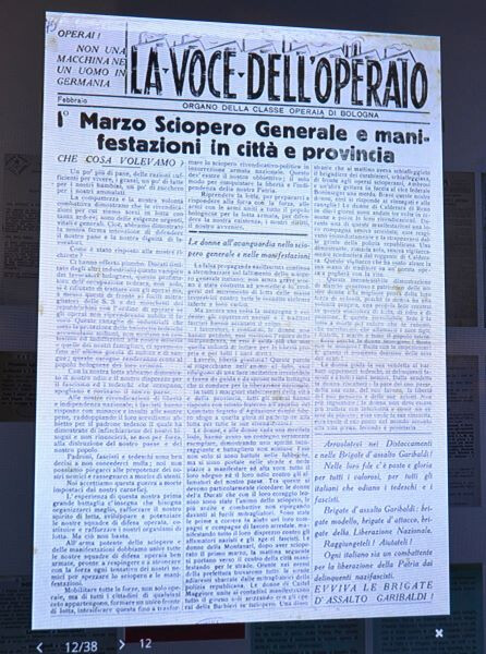 Il giornale "La voce dell'operaio"