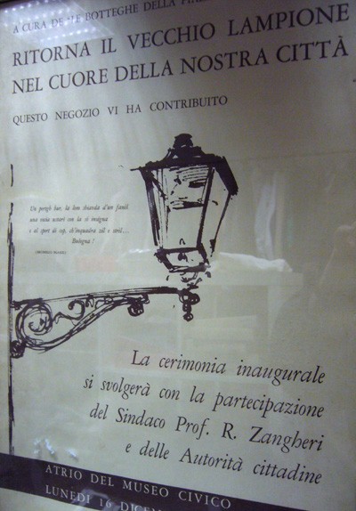 Manifesto per la riaccensione dei vecchi lampioni