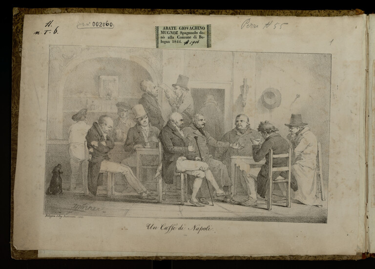 immagine di Hjalmar Mörner, Un Caffè di Napoli (1828)