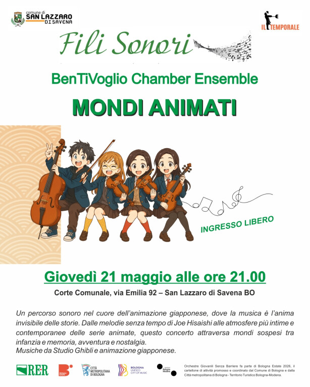 copertina di Fili sonori. Mondi Animati