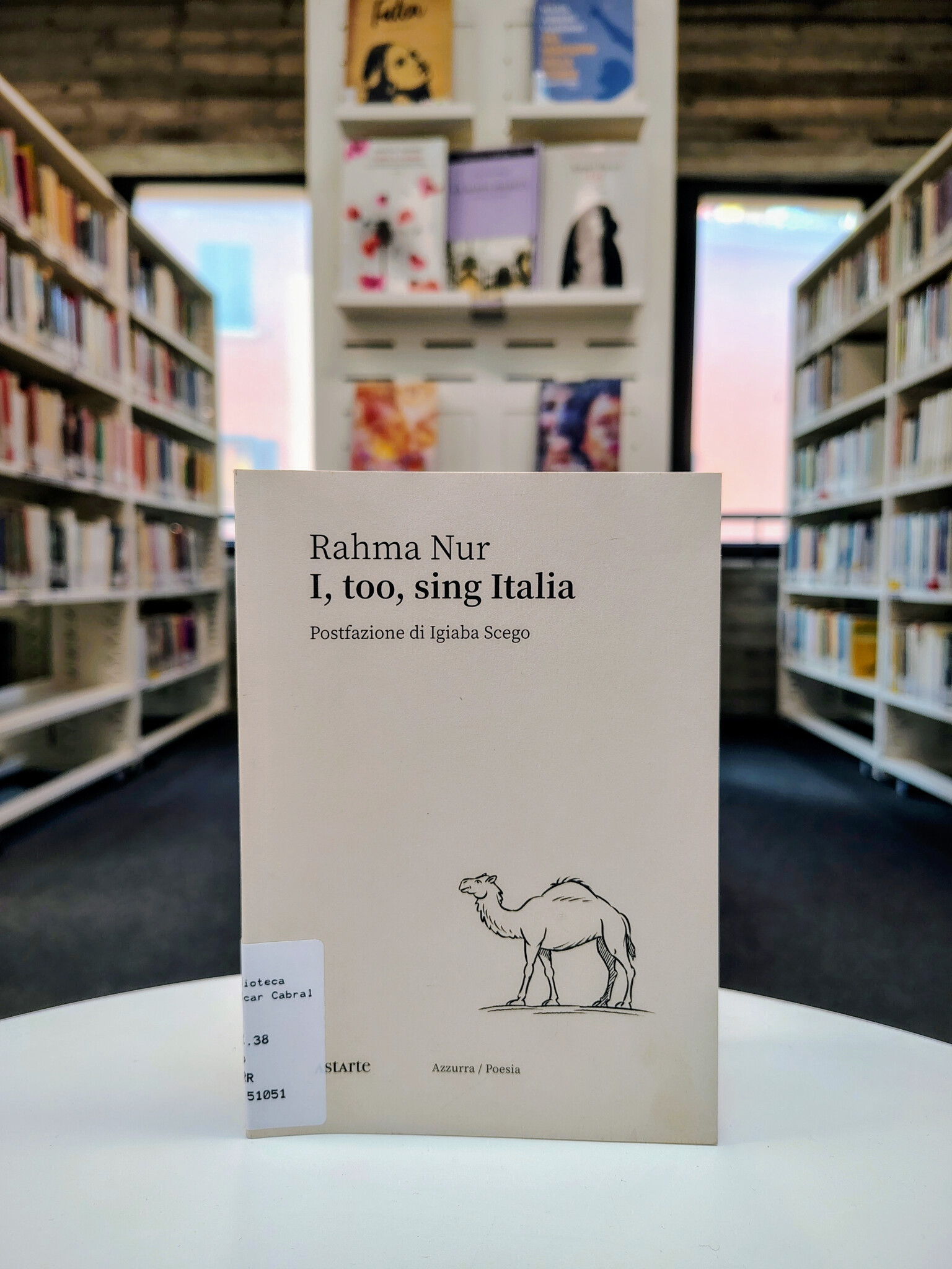 copertina di I, too, sing Italia