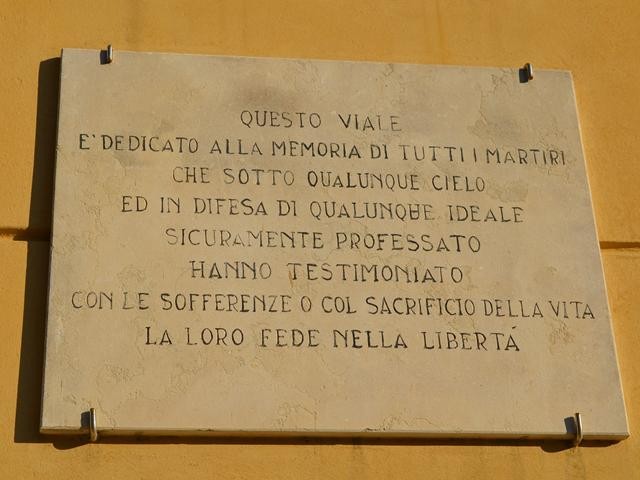 Viale Mussolini a Forlì fu intitolato nel secondo dopoguerra Viale della Libertà
