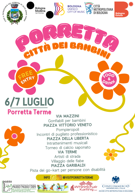 copertina di Porretta città dei bambini 