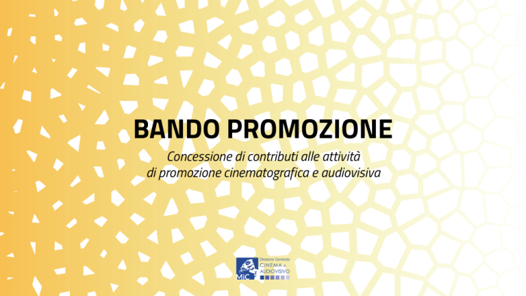 immagine di Bando promozione cinematografica ed audiovisiva – 2023