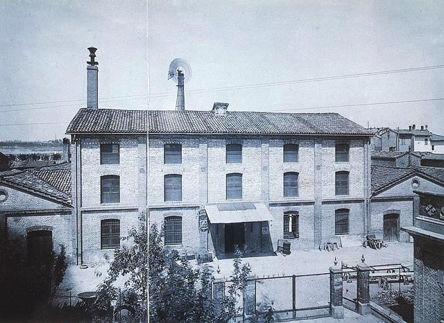 Fabbrica SASI in via Decumana nel 1938