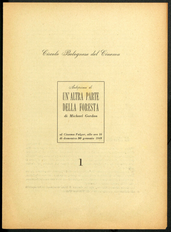 immagine di Il Circolo Bolognese del Cinema