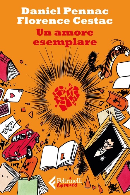 copertina di Daniel Pennac, Un amore esemplare, Milano, Feltrinelli, 2018