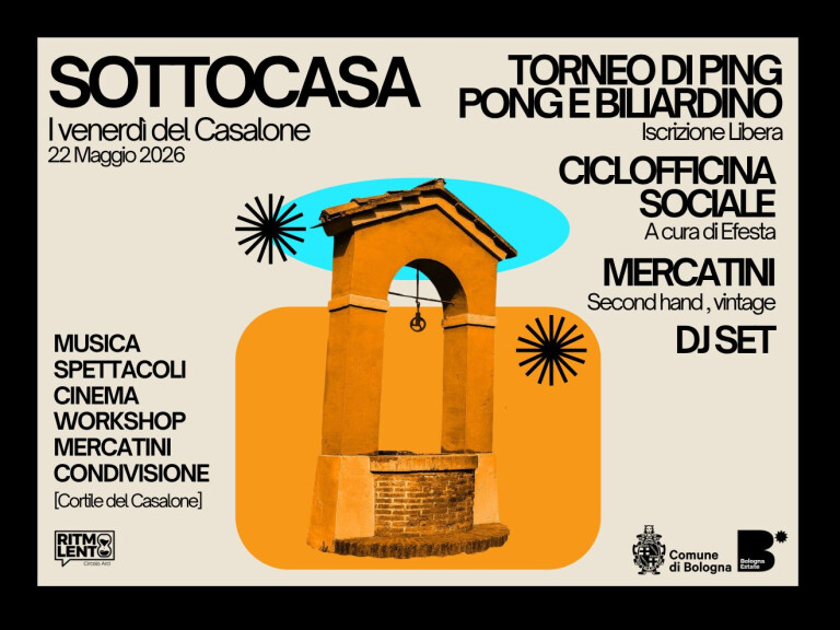 immagine di SOTTOCASA – i venerdì del Casalone | Evento del 22 maggio