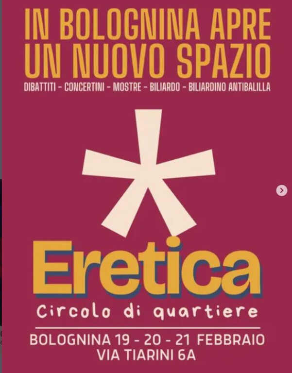 copertina di Eretica Bolognina
