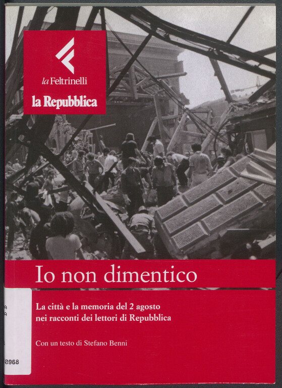 immagine di Benni e le prefazioni: la strage di Bologna
