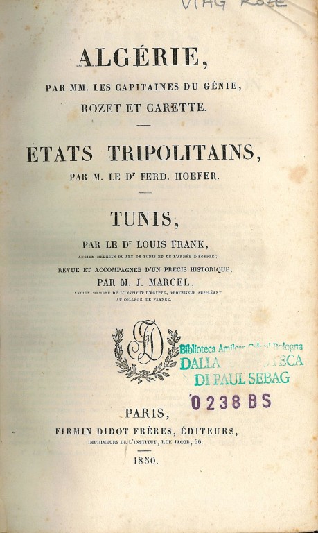 cover of Algérie 