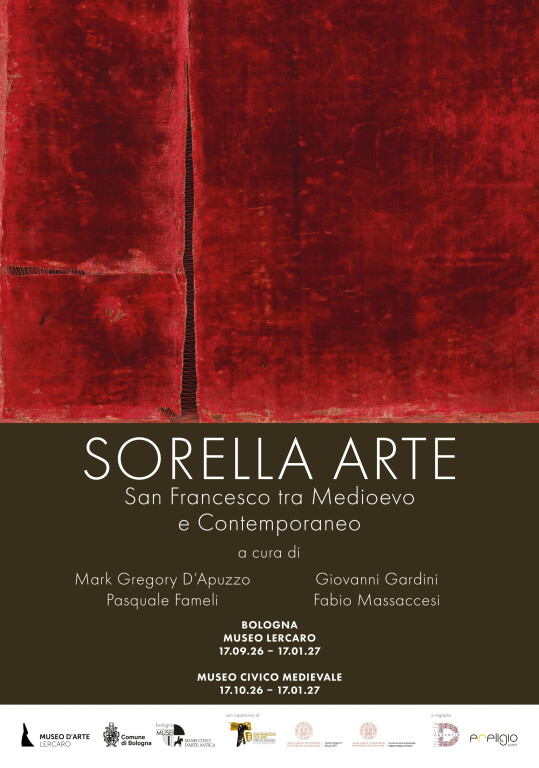 copertina di Sorella arte. San Francesco tra Medioevo e contemporaneo | MOSTRA al Museo Medievale