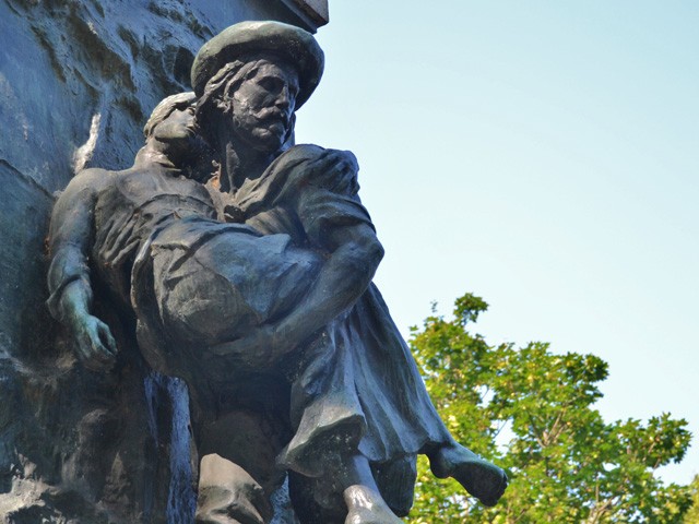 Monumento ad Anita Garibaldi sul colle del Gianicolo