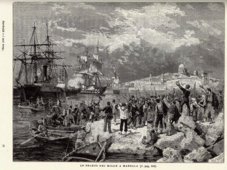 immagine di Illustrazione di Edoardo Matania per «Garibaldi e i suoi tempi» (1884) di J. White Mario