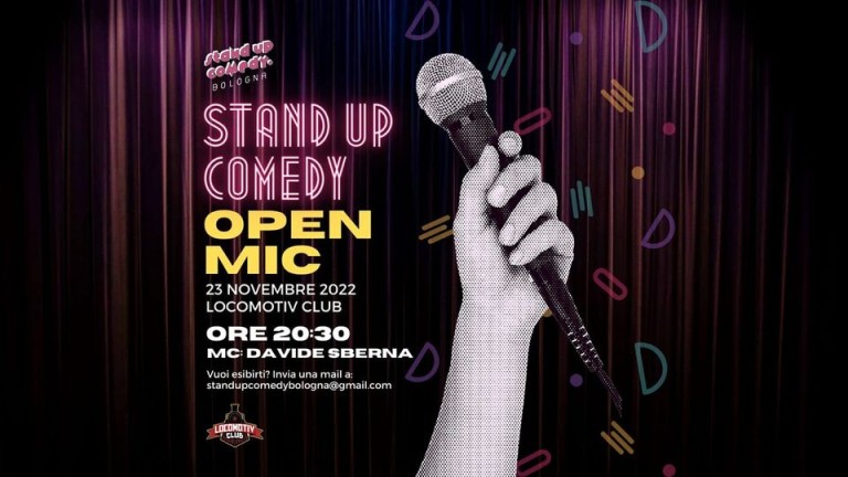 copertina di Stand up comedy - open mic