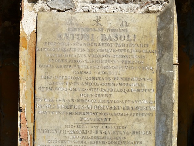 Tomba di Antonio Basoli 