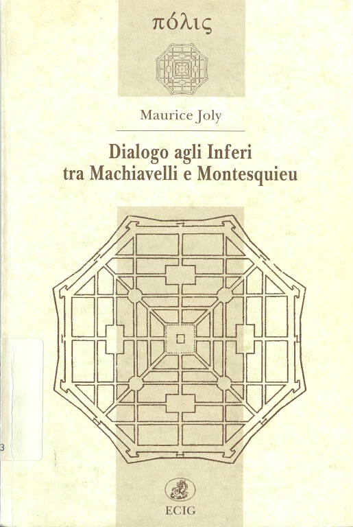 immagine di Maurice Joly, Dialogo agli inferi tra Machiavelli e Montesquieu