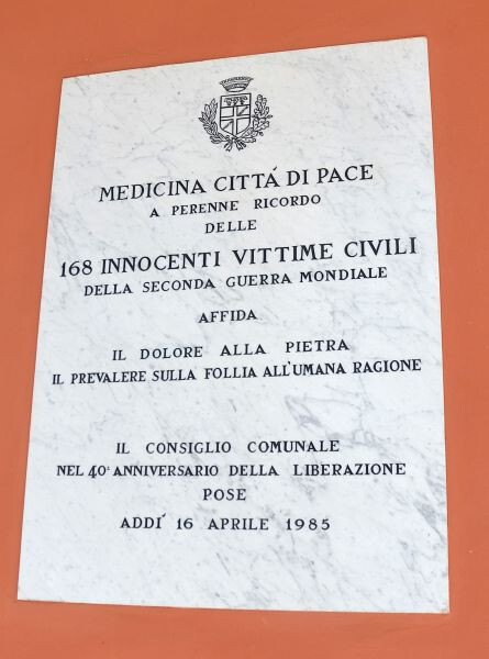 Lapide per le vittime medicinesi della seconda guerra mondiale