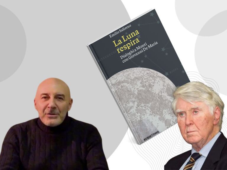 copertina di La Luna respira. Dialoghi a Monti con Giovanni De Maria