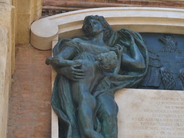 Il monumento a re Umberto I 