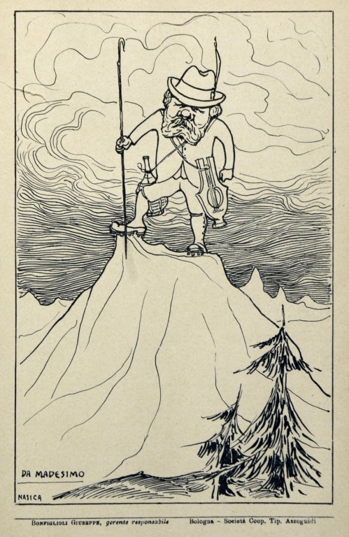copertina di Carducci alpinista visto da Nasìca