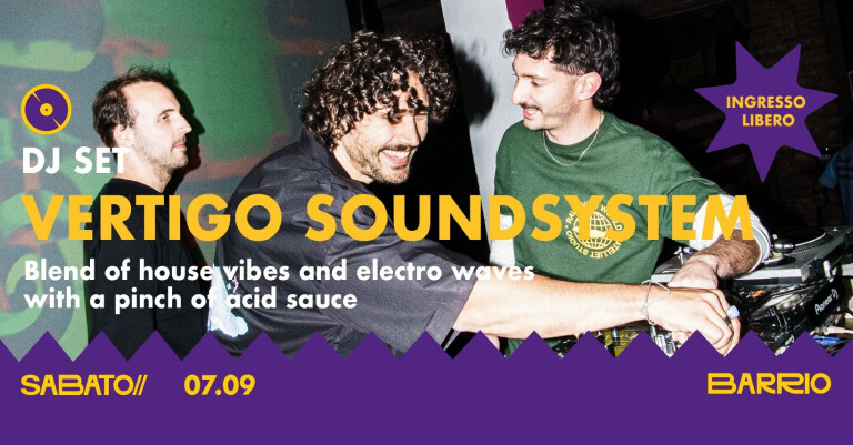 copertina di Vertigo Soundsystem Dj set