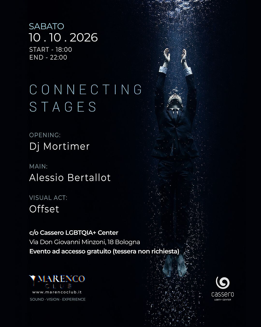 Connecting stages 