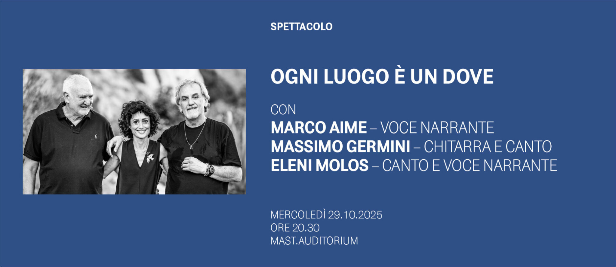 Ogni luogo è un dove | Spettacolo di Marco Aime