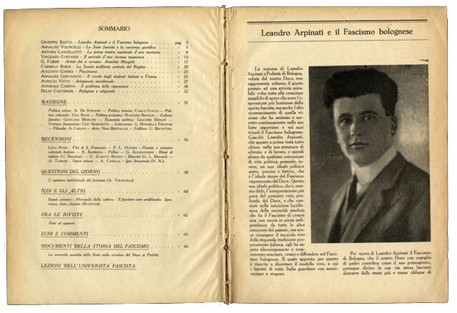 Vita nova, pubblicazione quindicinale illustrata dell'Università fascista di Bologna