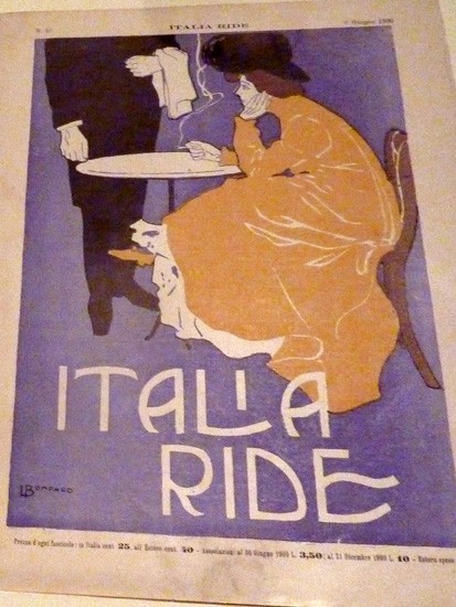 Copertina del periodico "Italia ride"