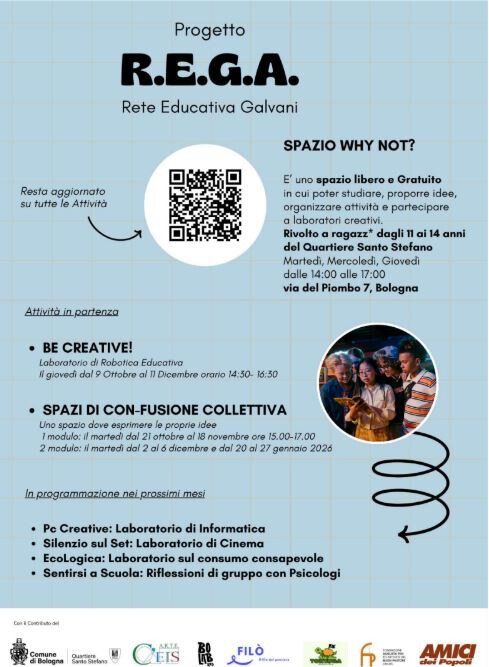 copertina di Progetto R.E.GA - Rete educativa Galvani