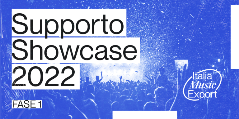 copertina di Italia Music Export Supporto Showcase 2022