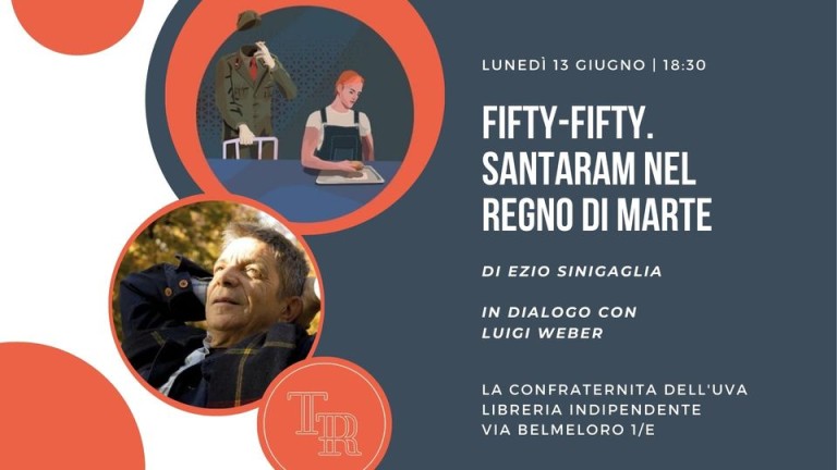 copertina di Fifty-fifty. Sant'Aram nel Regno di Marte