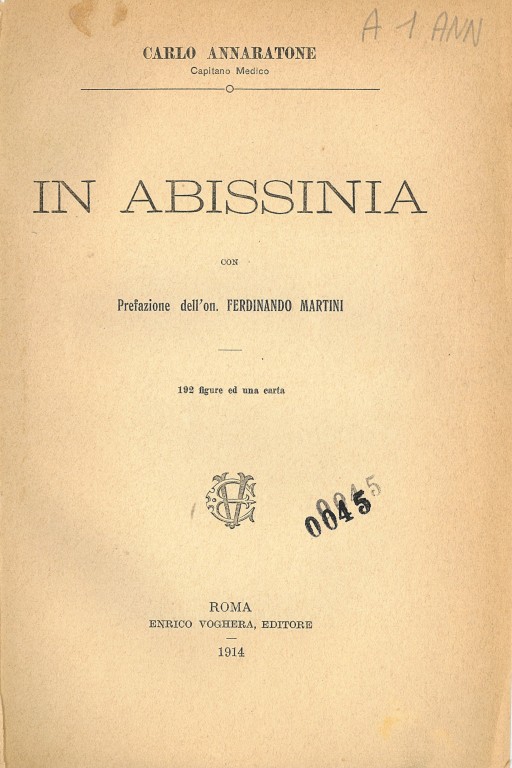 cover of In Abissinia